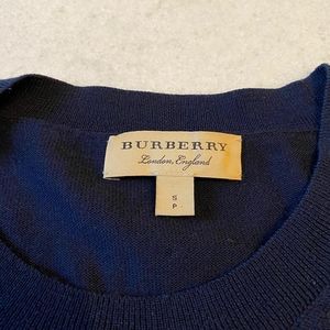 Blue Burberry Sweater